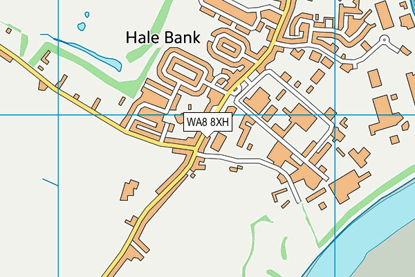 WA8 8XH map - OS VectorMap District (Ordnance Survey) WA8 8XH map - OS VectorMap District (Ordnance Survey)