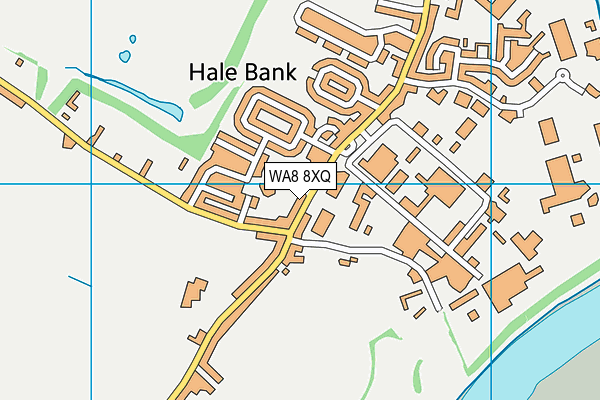 WA8 8XQ map - OS VectorMap District (Ordnance Survey) WA8 8XQ map - OS VectorMap District (Ordnance Survey)