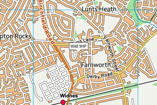WA8 9HP map - OS VectorMap District (Ordnance Survey) WA8 9HP map - OS VectorMap District (Ordnance Survey)