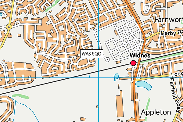 WA8 9QG map - OS VectorMap District (Ordnance Survey) WA8 9QG map - OS VectorMap District (Ordnance Survey)