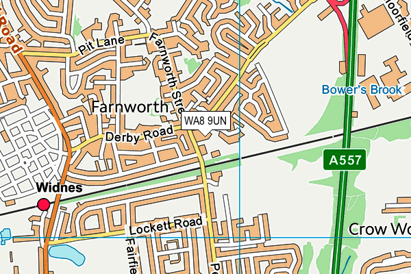 WA8 9UN map - OS VectorMap District (Ordnance Survey) WA8 9UN map - OS VectorMap District (Ordnance Survey)