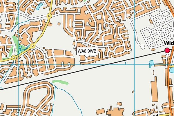 WA8 9WB map - OS VectorMap District (Ordnance Survey) WA8 9WB map - OS VectorMap District (Ordnance Survey)