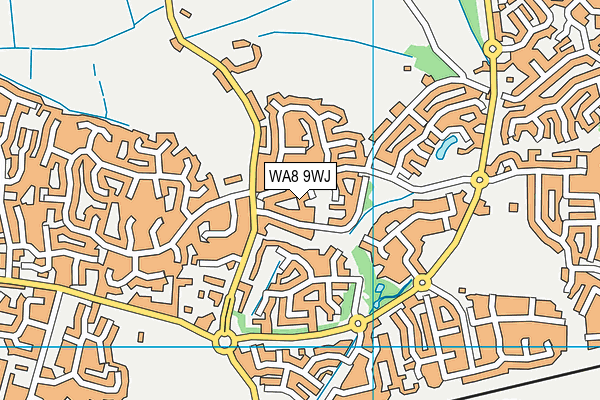 WA8 9WJ map - OS VectorMap District (Ordnance Survey) WA8 9WJ map - OS VectorMap District (Ordnance Survey)
