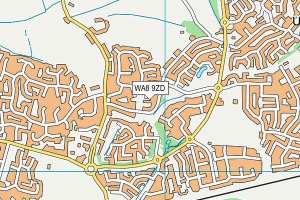 WA8 9ZD map - OS VectorMap District (Ordnance Survey) WA8 9ZD map - OS VectorMap District (Ordnance Survey)