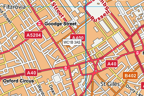 WC1B 3AS map - OS VectorMap District (Ordnance Survey) WC1B 3AS map - OS VectorMap District (Ordnance Survey)