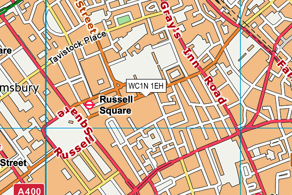 WC1N 1EH map - OS VectorMap District (Ordnance Survey) WC1N 1EH map - OS VectorMap District (Ordnance Survey)