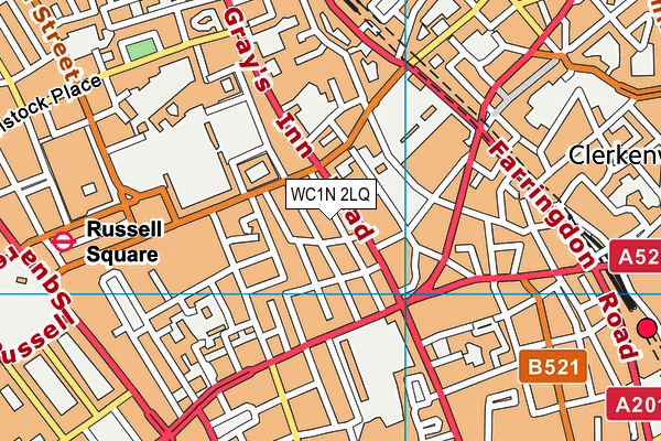 WC1N 2LQ map - OS VectorMap District (Ordnance Survey) WC1N 2LQ map - OS VectorMap District (Ordnance Survey)