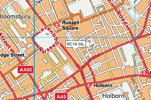 WC1N 3AL map - OS VectorMap District (Ordnance Survey) WC1N 3AL map - OS VectorMap District (Ordnance Survey)