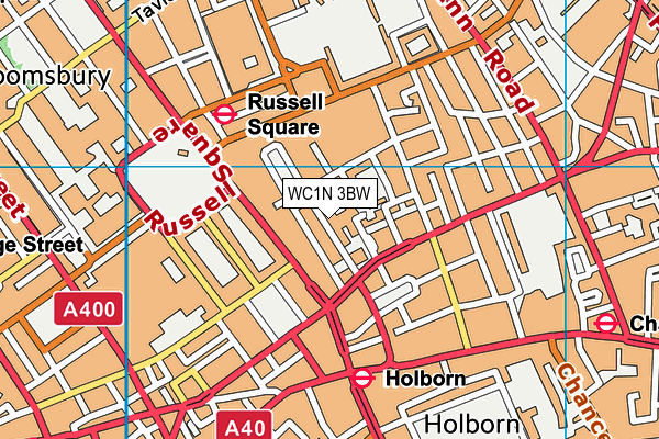 WC1N 3BW map - OS VectorMap District (Ordnance Survey) WC1N 3BW map - OS VectorMap District (Ordnance Survey)