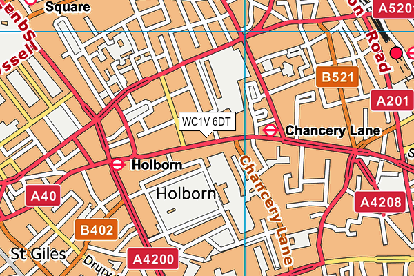 WC1V 6DT map - OS VectorMap District (Ordnance Survey) WC1V 6DT map - OS VectorMap District (Ordnance Survey)