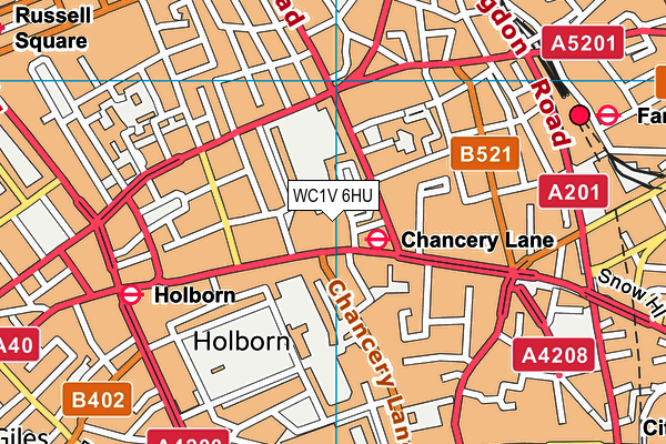 WC1V 6HU map - OS VectorMap District (Ordnance Survey) WC1V 6HU map - OS VectorMap District (Ordnance Survey)