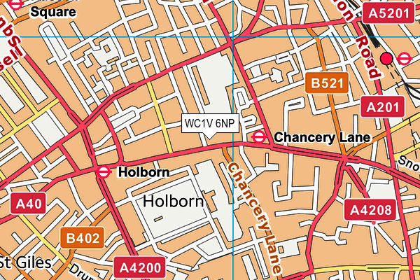 WC1V 6NP map - OS VectorMap District (Ordnance Survey) WC1V 6NP map - OS VectorMap District (Ordnance Survey)