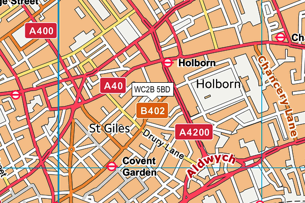 WC2B 5BD map - OS VectorMap District (Ordnance Survey) WC2B 5BD map - OS VectorMap District (Ordnance Survey)