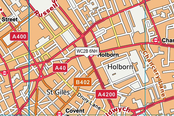 WC2B 6NH map - OS VectorMap District (Ordnance Survey) WC2B 6NH map - OS VectorMap District (Ordnance Survey)