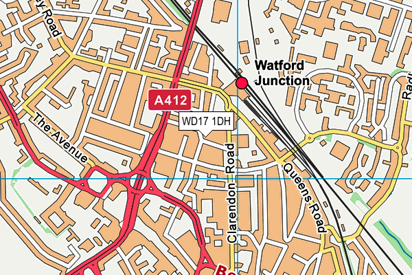WD17 1DH map - OS VectorMap District (Ordnance Survey) WD17 1DH map - OS VectorMap District (Ordnance Survey)