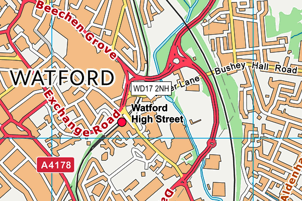 WD17 2NH map - OS VectorMap District (Ordnance Survey) WD17 2NH map - OS VectorMap District (Ordnance Survey)