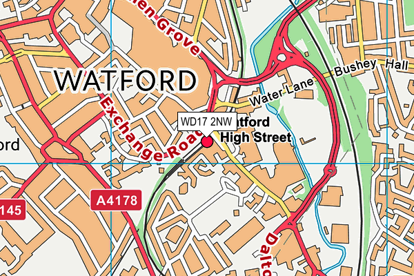 WD17 2NW map - OS VectorMap District (Ordnance Survey) WD17 2NW map - OS VectorMap District (Ordnance Survey)