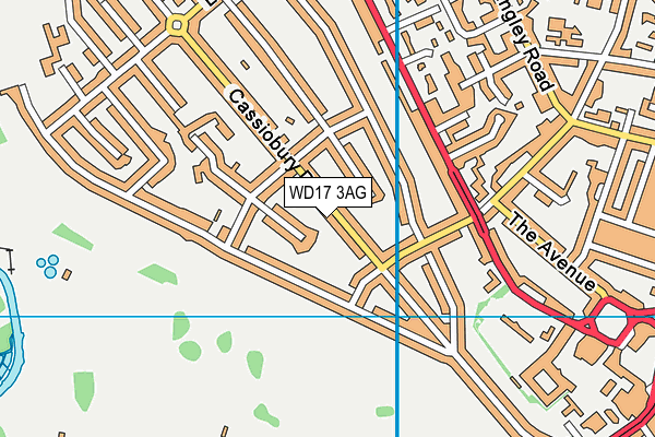 WD17 3AG map - OS VectorMap District (Ordnance Survey) WD17 3AG map - OS VectorMap District (Ordnance Survey)