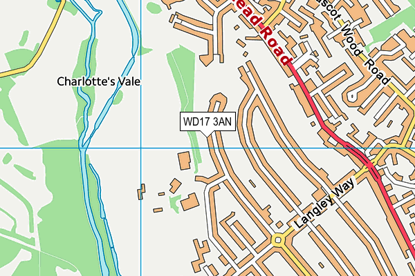 WD17 3AN map - OS VectorMap District (Ordnance Survey) WD17 3AN map - OS VectorMap District (Ordnance Survey)