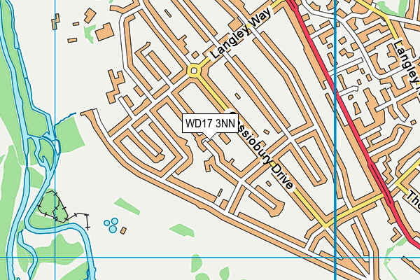 WD17 3NN map - OS VectorMap District (Ordnance Survey) WD17 3NN map - OS VectorMap District (Ordnance Survey)