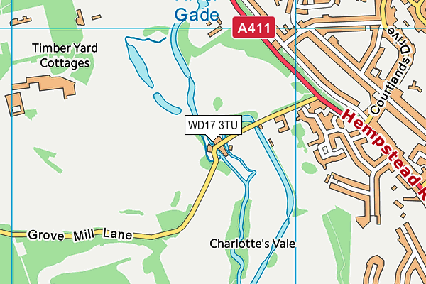 WD17 3TU map - OS VectorMap District (Ordnance Survey) WD17 3TU map - OS VectorMap District (Ordnance Survey)