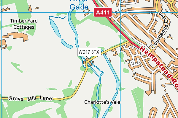 WD17 3TX map - OS VectorMap District (Ordnance Survey) WD17 3TX map - OS VectorMap District (Ordnance Survey)