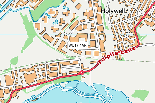 WD17 4AR map - OS VectorMap District (Ordnance Survey) WD17 4AR map - OS VectorMap District (Ordnance Survey)