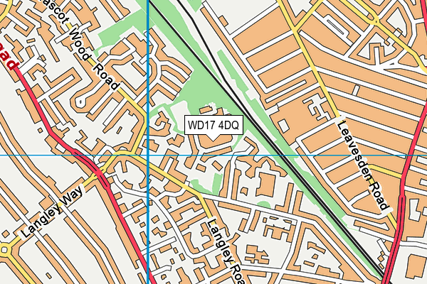 WD17 4DQ map - OS VectorMap District (Ordnance Survey) WD17 4DQ map - OS VectorMap District (Ordnance Survey)