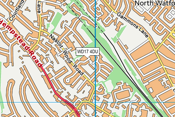 WD17 4DU map - OS VectorMap District (Ordnance Survey) WD17 4DU map - OS VectorMap District (Ordnance Survey)