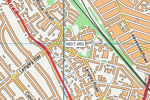 WD17 4RG map - OS VectorMap District (Ordnance Survey) WD17 4RG map - OS VectorMap District (Ordnance Survey)