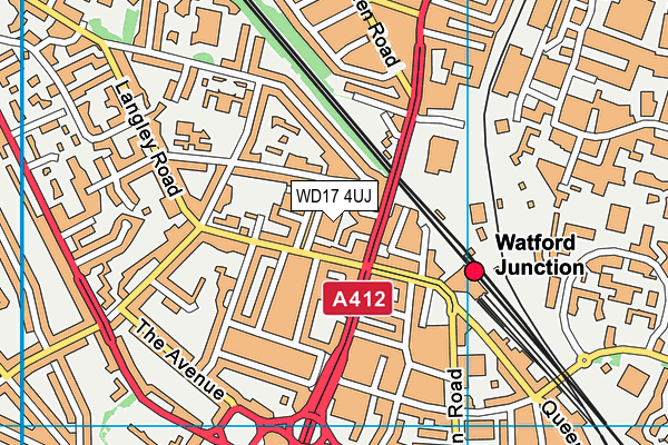 WD17 4UJ map - OS VectorMap District (Ordnance Survey) WD17 4UJ map - OS VectorMap District (Ordnance Survey)