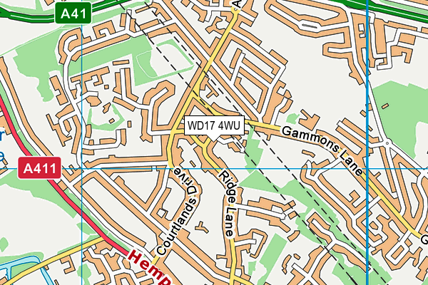 WD17 4WU map - OS VectorMap District (Ordnance Survey) WD17 4WU map - OS VectorMap District (Ordnance Survey)