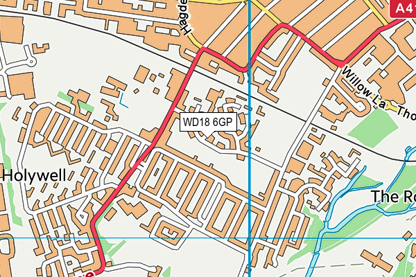 WD18 6GP map - OS VectorMap District (Ordnance Survey) WD18 6GP map - OS VectorMap District (Ordnance Survey)