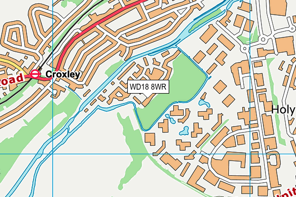 WD18 8WR map - OS VectorMap District (Ordnance Survey) WD18 8WR map - OS VectorMap District (Ordnance Survey)