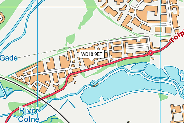 WD18 9ET map - OS VectorMap District (Ordnance Survey) WD18 9ET map - OS VectorMap District (Ordnance Survey)