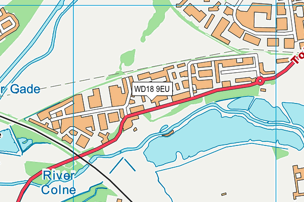 WD18 9EU map - OS VectorMap District (Ordnance Survey) WD18 9EU map - OS VectorMap District (Ordnance Survey)