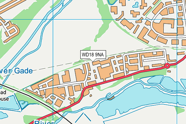 WD18 9NA map - OS VectorMap District (Ordnance Survey) WD18 9NA map - OS VectorMap District (Ordnance Survey)