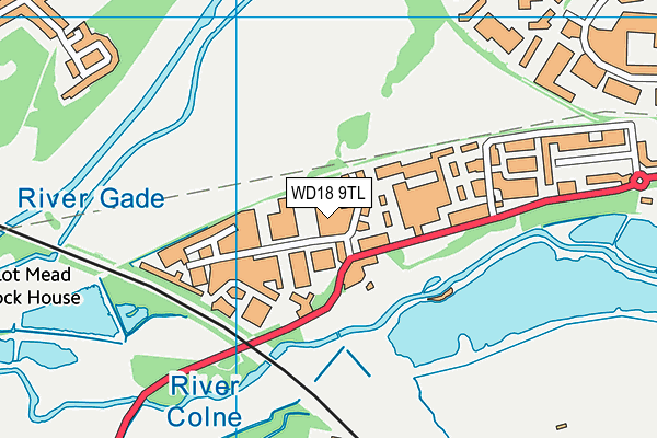 WD18 9TL map - OS VectorMap District (Ordnance Survey) WD18 9TL map - OS VectorMap District (Ordnance Survey)