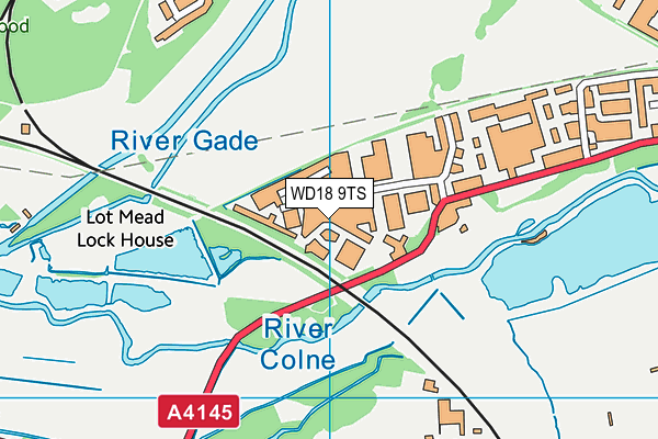 WD18 9TS map - OS VectorMap District (Ordnance Survey) WD18 9TS map - OS VectorMap District (Ordnance Survey)