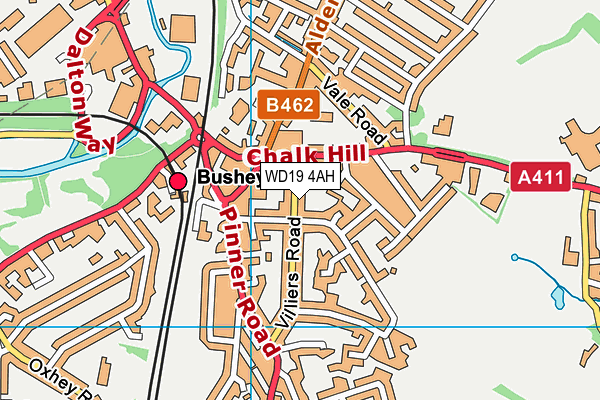 WD19 4AH map - OS VectorMap District (Ordnance Survey) WD19 4AH map - OS VectorMap District (Ordnance Survey)