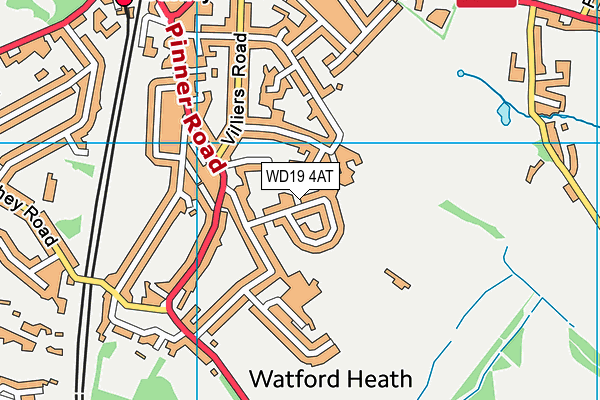 WD19 4AT map - OS VectorMap District (Ordnance Survey) WD19 4AT map - OS VectorMap District (Ordnance Survey)