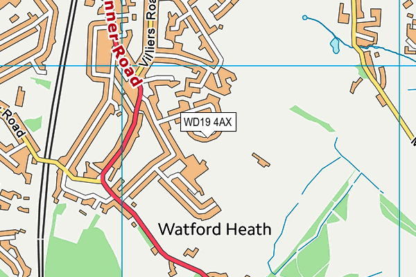 WD19 4AX map - OS VectorMap District (Ordnance Survey) WD19 4AX map - OS VectorMap District (Ordnance Survey)