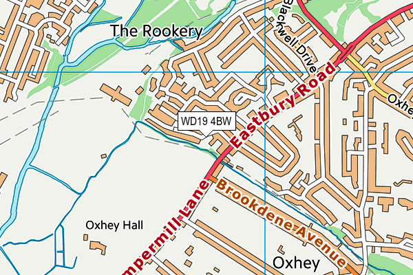 WD19 4BW map - OS VectorMap District (Ordnance Survey) WD19 4BW map - OS VectorMap District (Ordnance Survey)