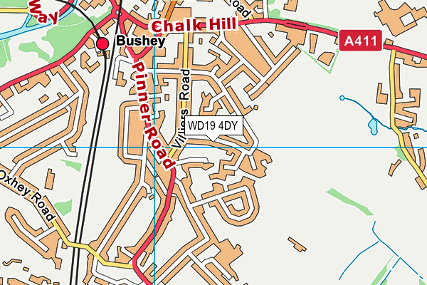 WD19 4DY map - OS VectorMap District (Ordnance Survey) WD19 4DY map - OS VectorMap District (Ordnance Survey)
