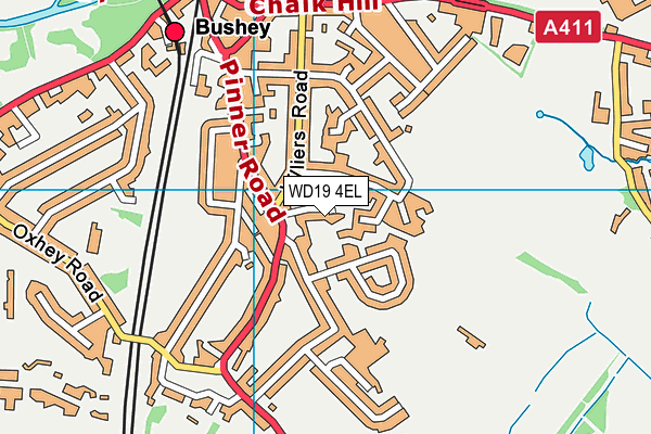 WD19 4EL map - OS VectorMap District (Ordnance Survey) WD19 4EL map - OS VectorMap District (Ordnance Survey)