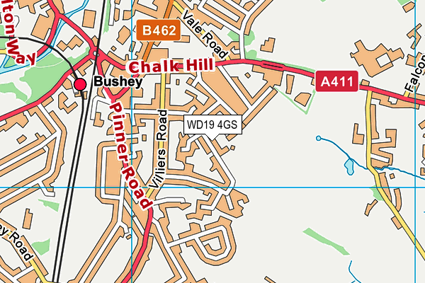 WD19 4GS map - OS VectorMap District (Ordnance Survey) WD19 4GS map - OS VectorMap District (Ordnance Survey)