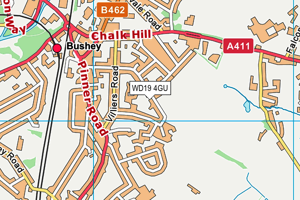 WD19 4GU map - OS VectorMap District (Ordnance Survey) WD19 4GU map - OS VectorMap District (Ordnance Survey)