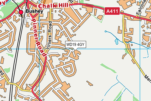 WD19 4GY map - OS VectorMap District (Ordnance Survey) WD19 4GY map - OS VectorMap District (Ordnance Survey)