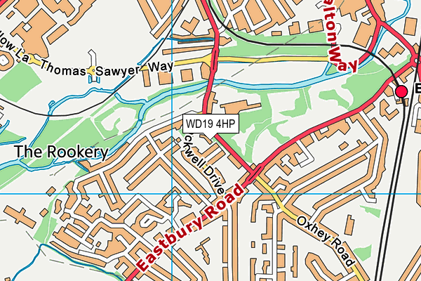 WD19 4HP map - OS VectorMap District (Ordnance Survey) WD19 4HP map - OS VectorMap District (Ordnance Survey)