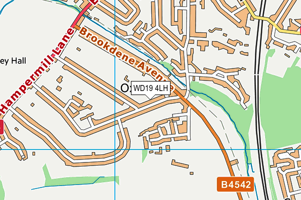 WD19 4LH map - OS VectorMap District (Ordnance Survey) WD19 4LH map - OS VectorMap District (Ordnance Survey)